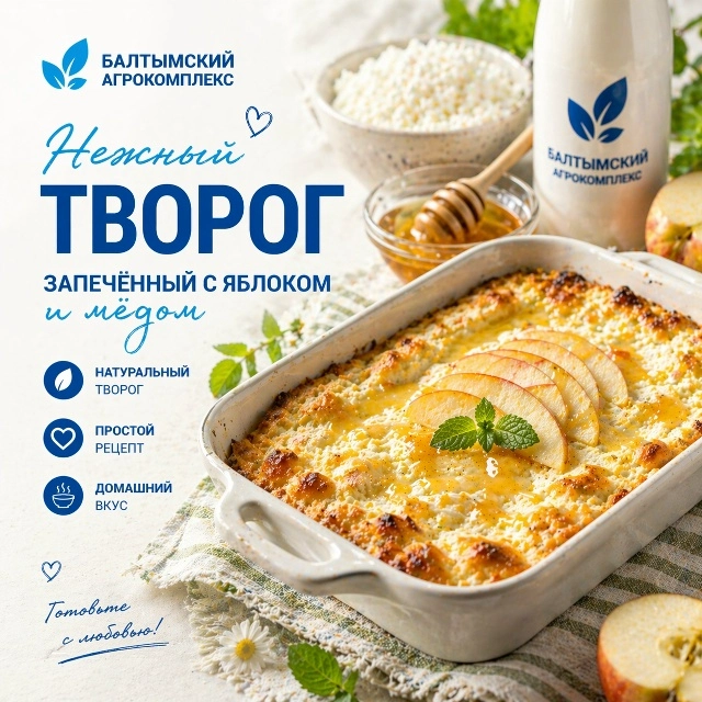 Промо-материалы для Творога 5%