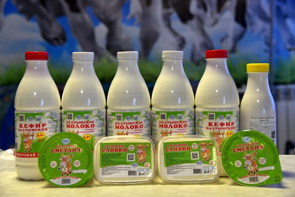 Этикеточная продукция для молочной линейки