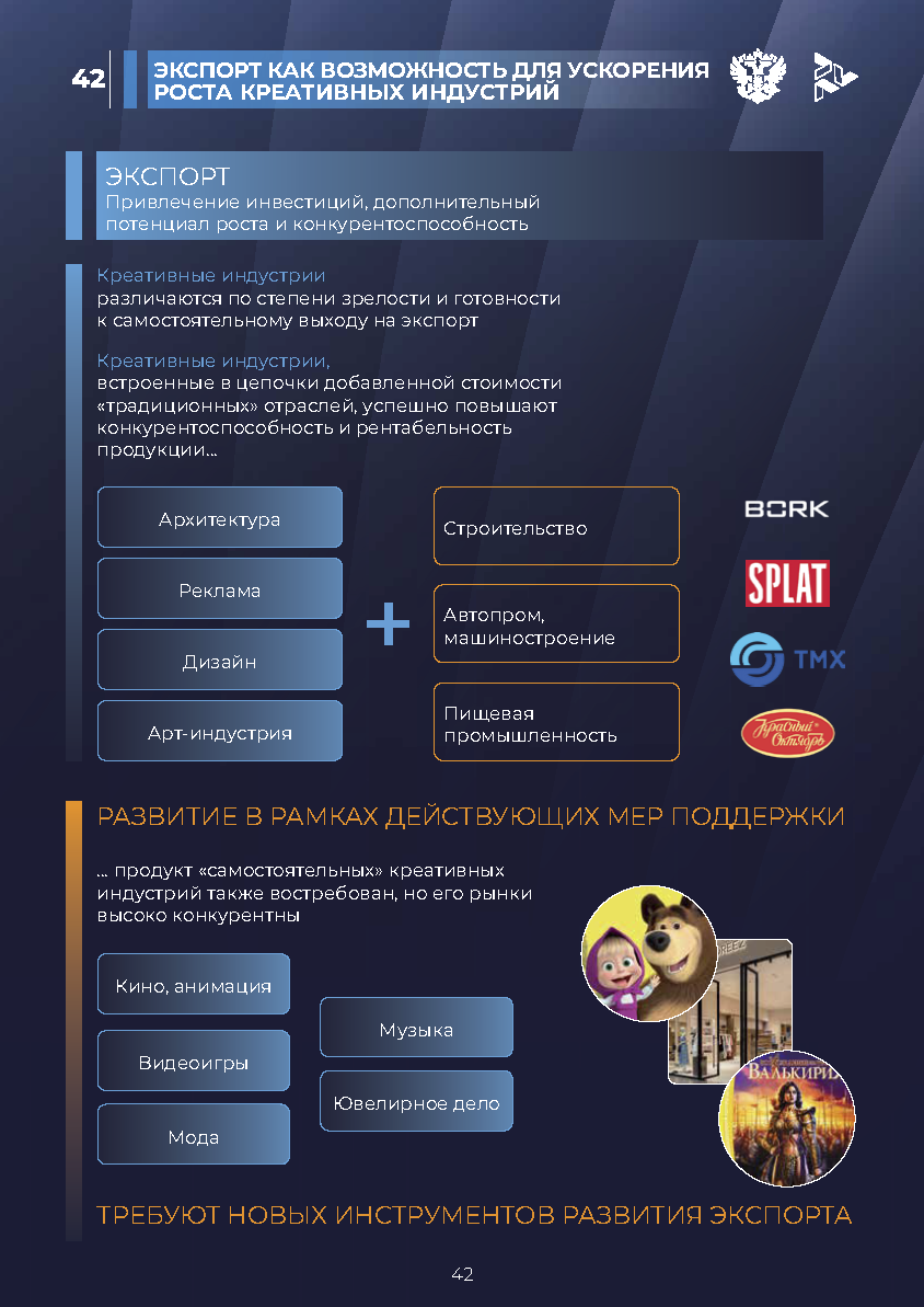 Отчет «Креативная экономика» (КБС)