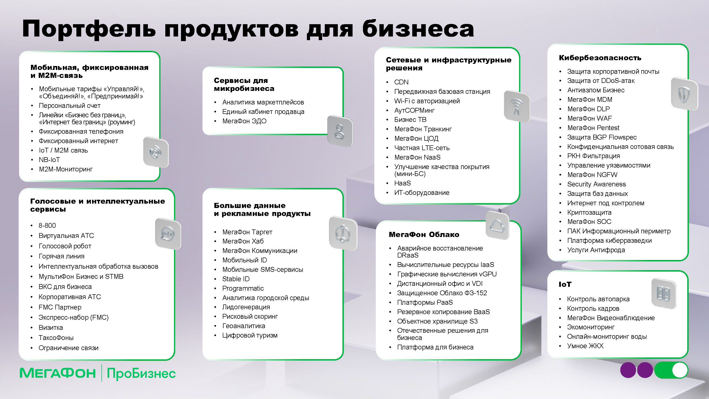 Аналитический отчет «МегаФон ПроБизнес»