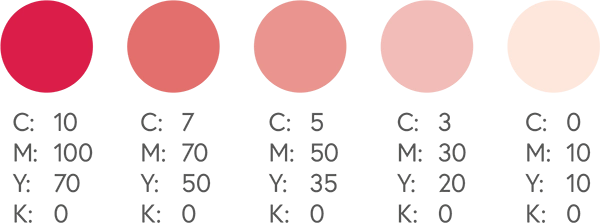 CMYK Pinks