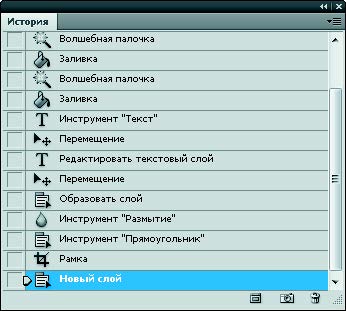 Рис. 1.42. Палитра История